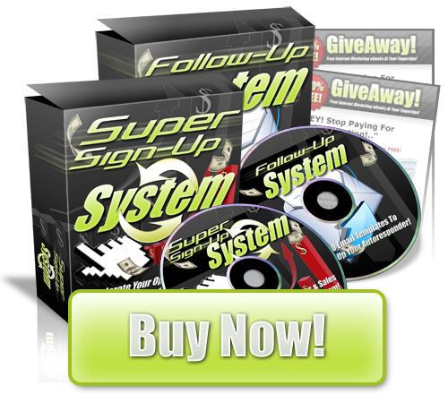 Product picture Super Sign up System & follow-up system?